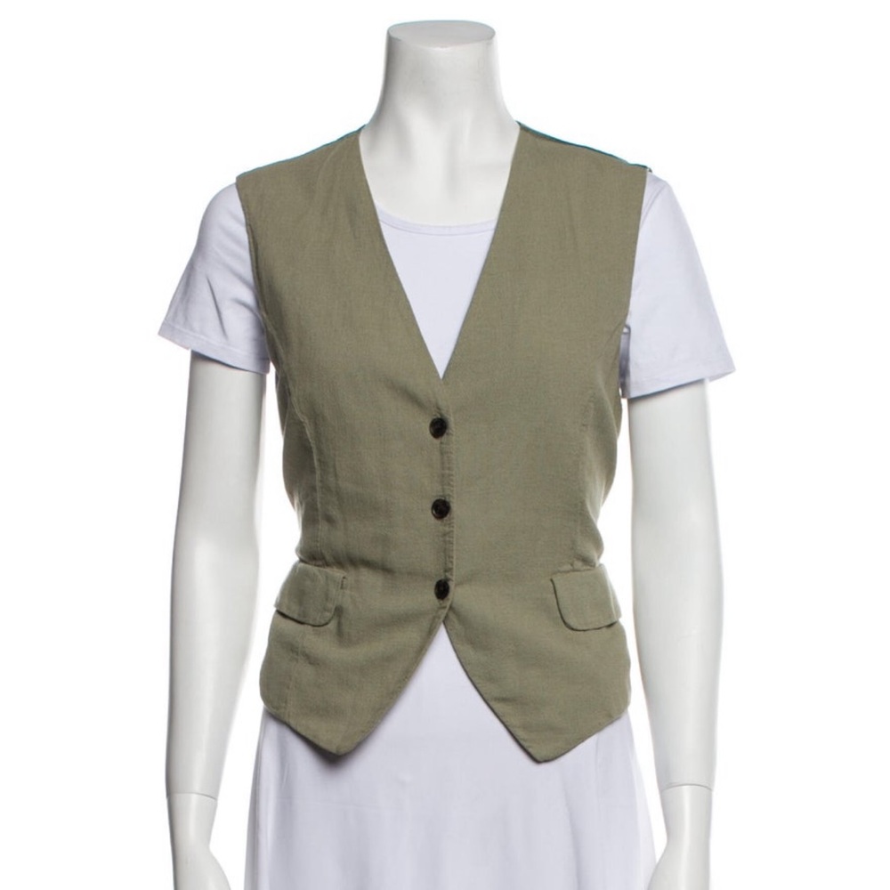 Raquel Allegra linen/silk vest